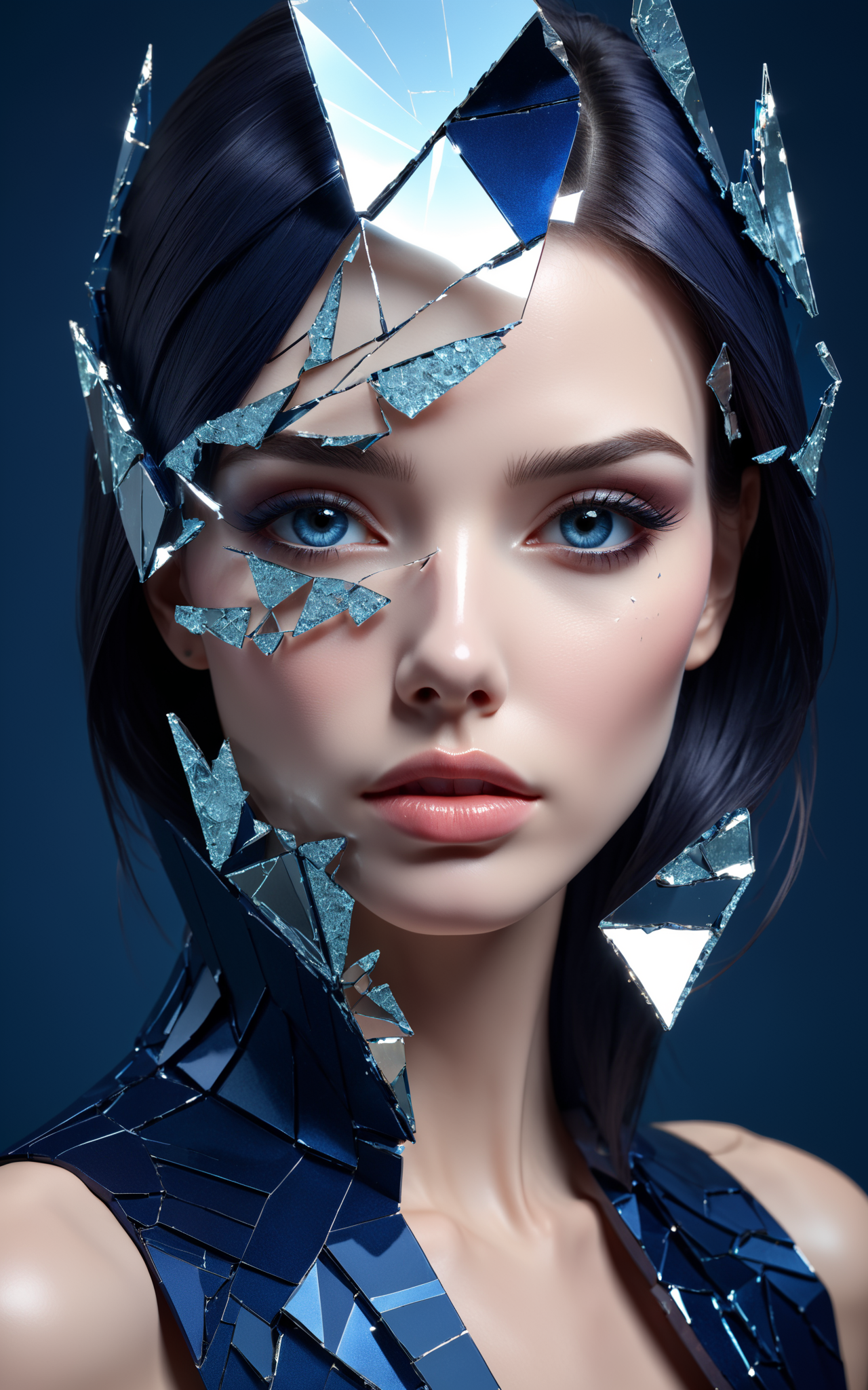 03403-785702036-woman with a broken glass covering her face, stunning cgsociety, cracked mirror, beauty woman with detailed faces, shards, Navy.png